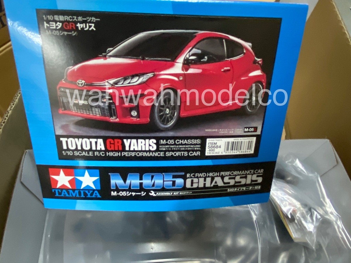 Tamiya 1/10 RC 58684 FWD Toyota GR Yaris / M-05 Chassis Assembly