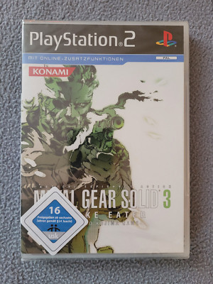 Metal Gear Solid 3: Snake Eater (Sony PlayStation 2, 2005) NEU