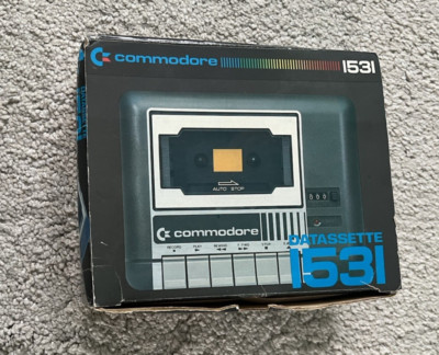 Vintage Commodore 1531 Datasette gereinigt, justiert und getestet C16 Plus4 OVP