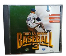 TONY LARUSSA BASEBALL 3 PC CD ROM Game Windows Vista XP Install Simulation 1995