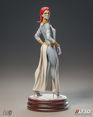 Mystique Hellfire Gala Statue 3D Printed kit Unpainted/Unassembled