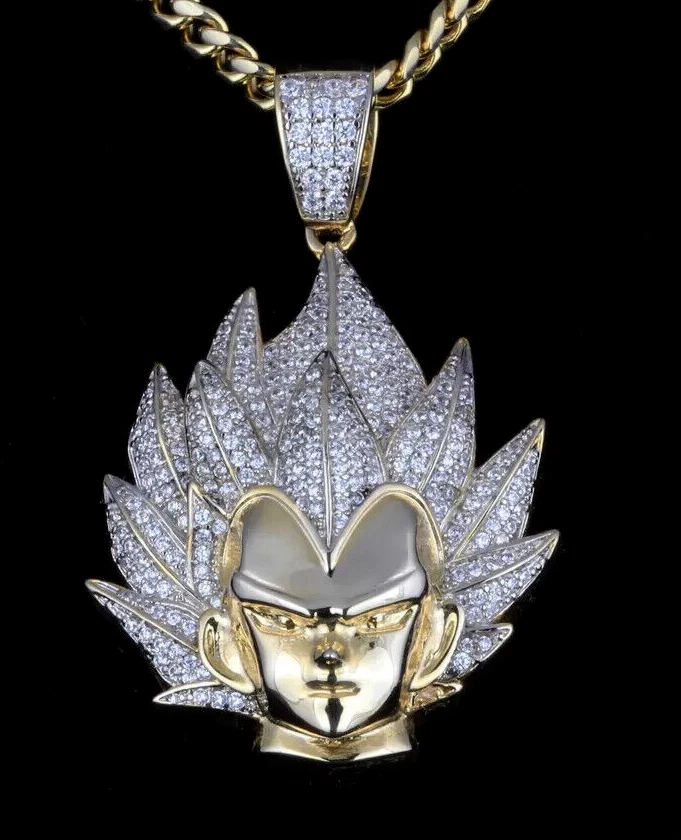 Vegeta 2024 diamond pendant