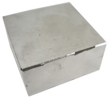 1 Neodymium Magnet 2 x 2 x 1 Block - Damaged Magnet Sale - DAM2402