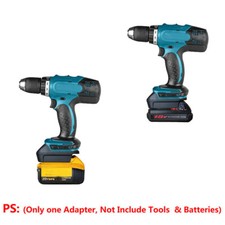 1 Adapter for Makita 18V LXT Tool To for Milwaukee M18/DEWALT 20V Li-Ion Battery