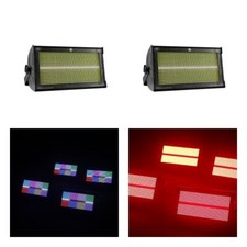 2xDJ luce stroboscopica 8+8 RGB 1000W martin flash atomico tracciamento lavaggio luce stroboscopica