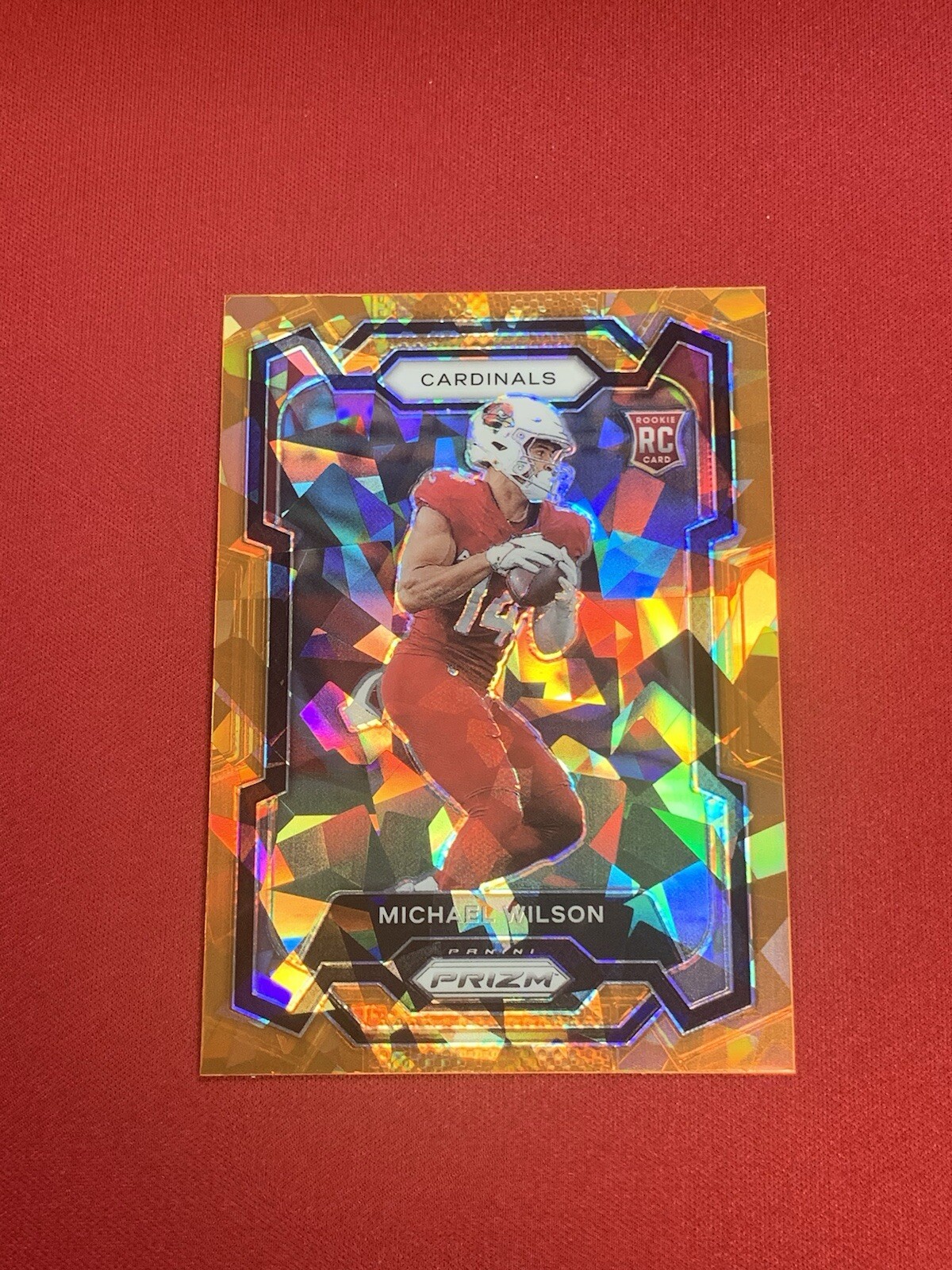2023 Panini Prizm - Rookies Orange Ice Prizm #303 Michael Wilson (RC)