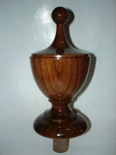 WOOD FINIAL UNFINISHED FOR NEWEL POST FINIAL OR CAP  Finial #12
