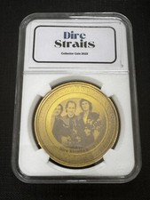 Dire Straits  Inspired Hand Made Lasered Etched Token Coin Gift music