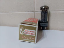 Genalex Gold Lion U77 / GZ34 / 5AR4 rectifier tubes( 2 pcs); price for 1 pc