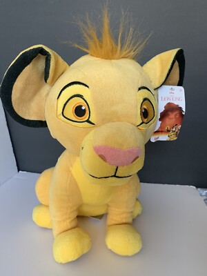 DISNEY'S SIMBA from THE LION KING Plush Toy Stuffed Animal With Tags 13  Tall