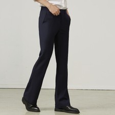 Mens Solid Bell Bottom Pants Vintage 60s 70s Flare Dress Trousers Formal Evening