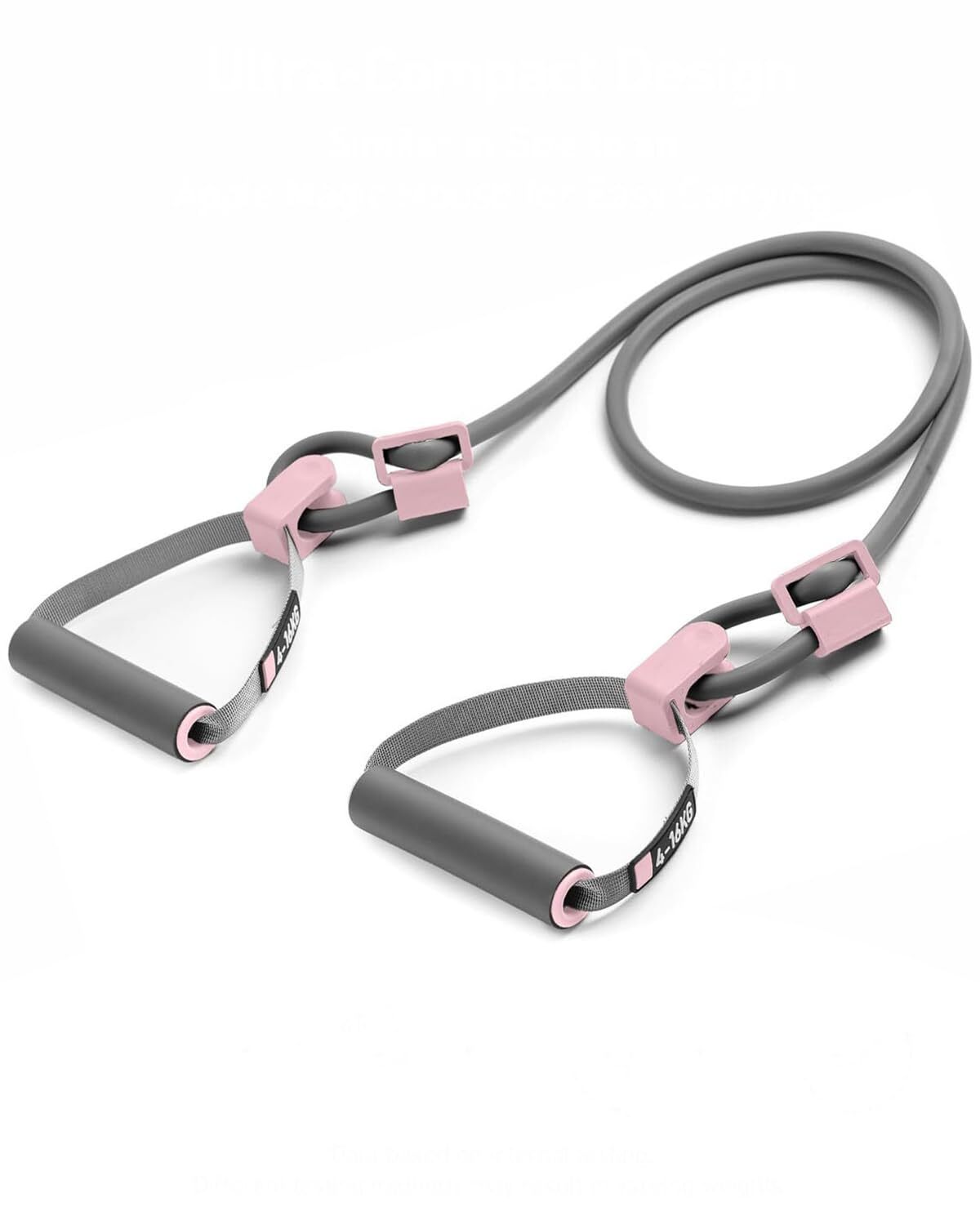 Resistance Bands with Handles Provides 8-32 LBS 4-16 KG of Adjustable Exercis...