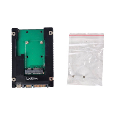 LogiLink Adapter 2,5'' mSATA / SATA USB 2.0 UA0223 inkl. Schrauben