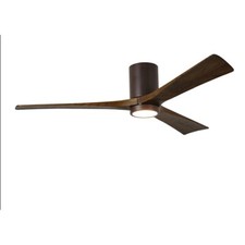 Matthews Fan Atlas Irene-3HLK 3 Blade Paddle Fan w/LED Light Kit, Bronze, 60