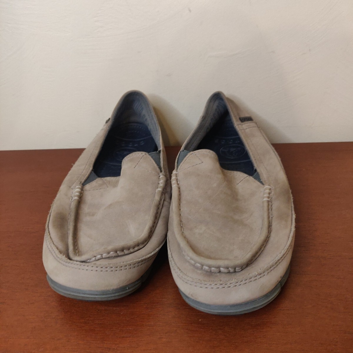 Crocs Men\'s Shoes Loafers Size 8 Gray Suede Casual Shoes Crocs Men main image 3