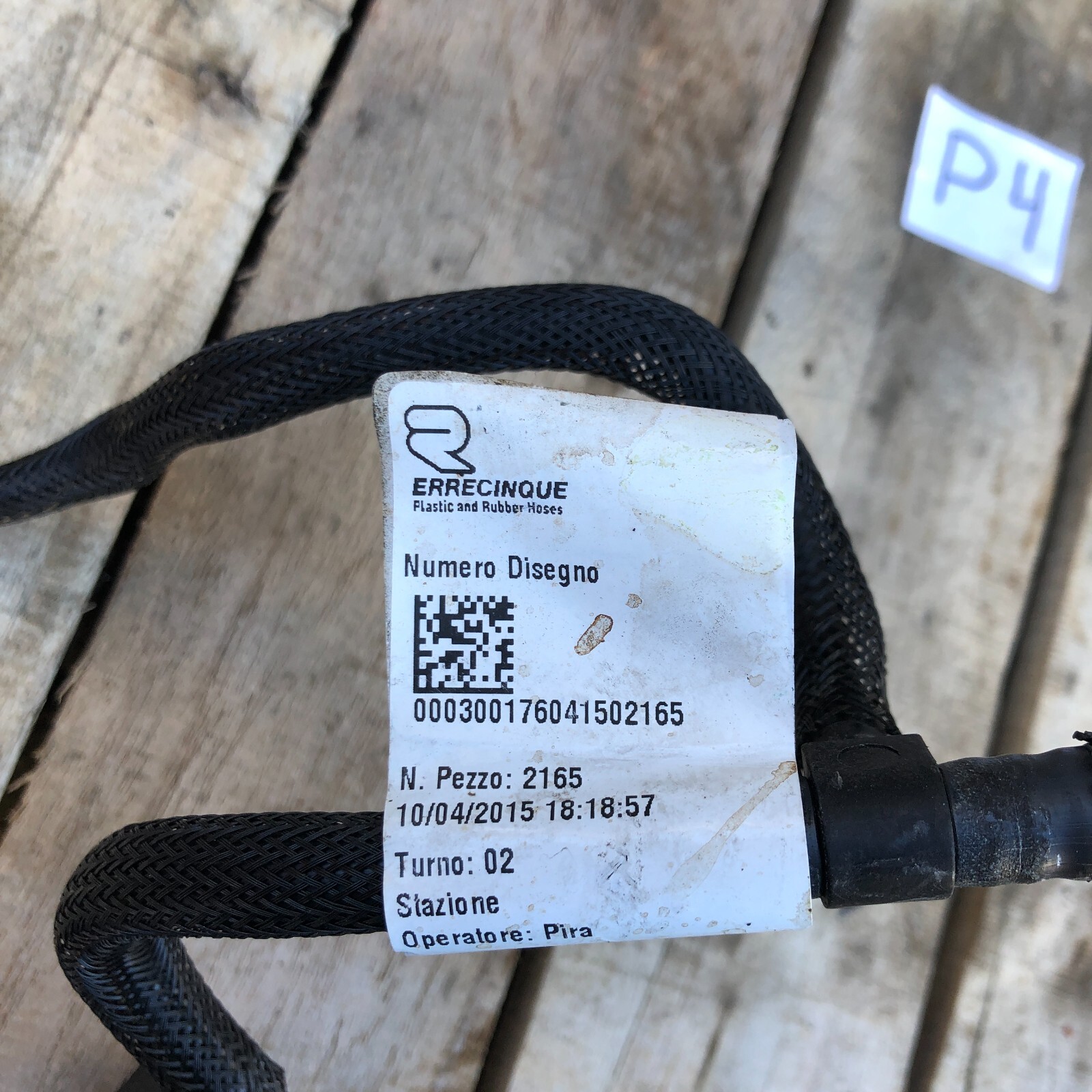 2014 - 2017 Maserati Ghibli Engine Intake Manifold Hose Tube Pipe OEM