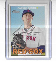 2016 Topps Heritage #219 Carson Smith Boston Red Sox