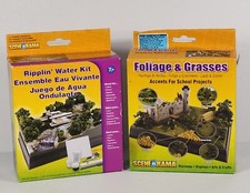 Woodland Scenics Scene-A-Rama Foliage Grasses Kit,Ripplin Water Kit Grass Open