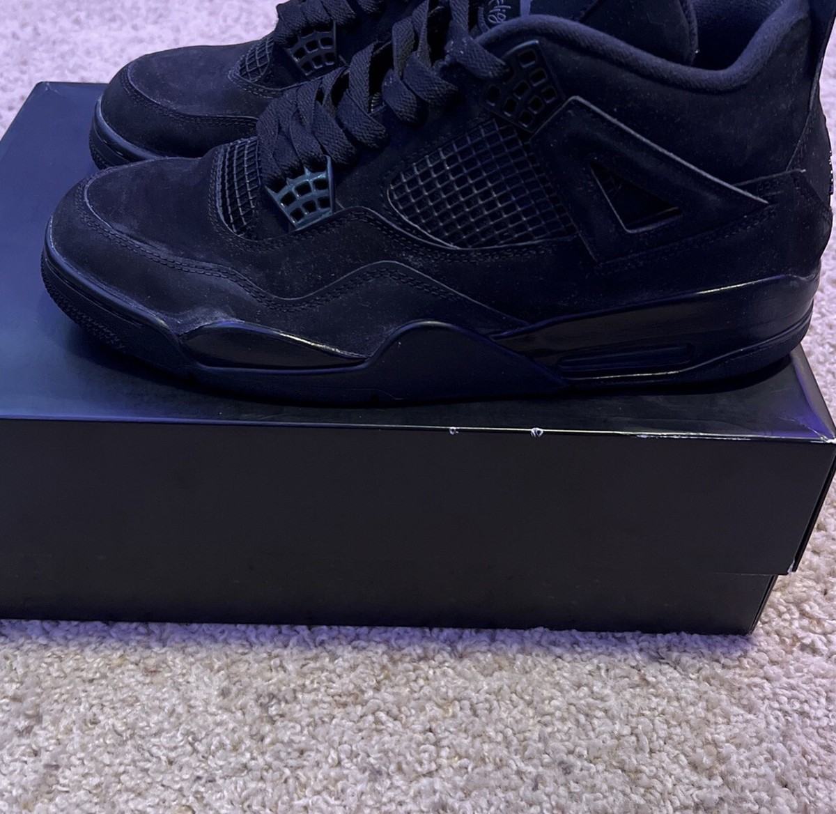 Size 12 - Jordan 4 Retro Mid Black Cat | eBay