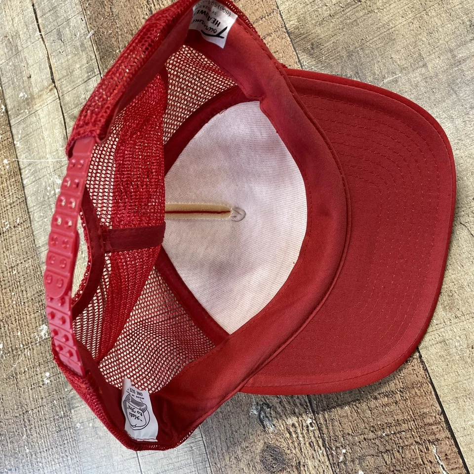 老式德克萨斯州中部国民警卫队平沿帽军帽 — 第 3/4 张图片