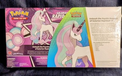 galarian rapidash v box booster packs Pokemon TCG: : Toys & Games variation to centering Pokmon Galarian Rapidash V Box