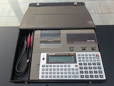 Retro Computer Sharp Ce-129p + PC-1402 Pocket Computer
