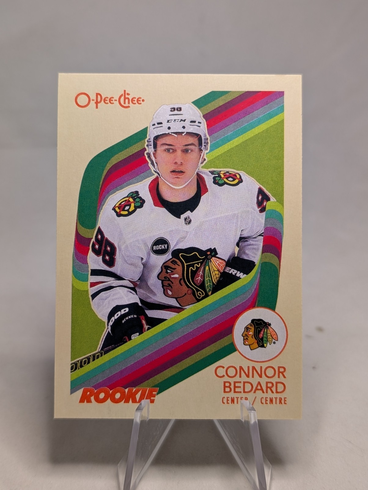 Connor Bedard 2023-24 O-Pee-Chee Retro Rookie Card #582