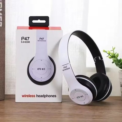Wireless Bluetooth 5.0 Headphones Foldable Headset TF Card Wired