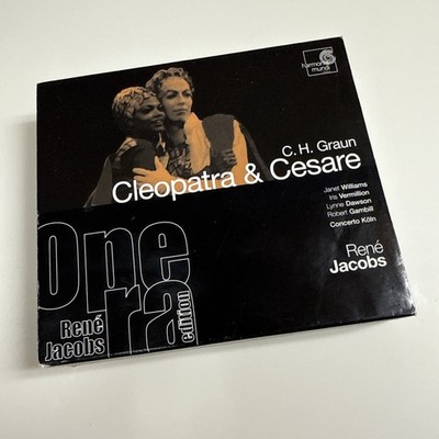 GRAUN - Cleopatra & Cesare JACOBS / WILLIAMS - Ex Con 3 CD Set Harmonia Mundi