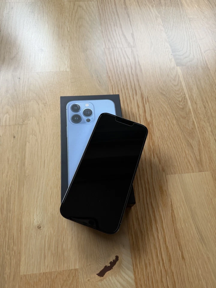 Apple iPhone 13 Pro 5G Smartphone 256 GB Sierra Blue OVP - Bild 4 von 4