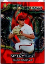 2025 Leaf Gabe Gaeckle Optichrome Baseball Base 1/1