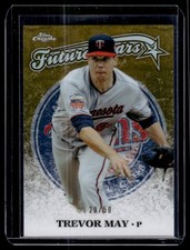 2015 Topps Chrome Future Stars Gold Refractor Trevor May 20/50 #FSC-05