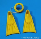 Vintage Ken Doll Shore Lines #1435 Scuba Fins & Mask Excellent ~ 1970's