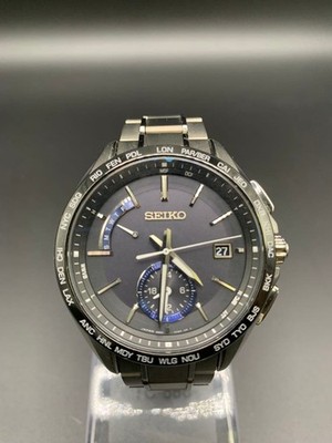 SEIKO Brightz SAGA235 8B63 Solar Funk Dual Time Herrenuhr von
