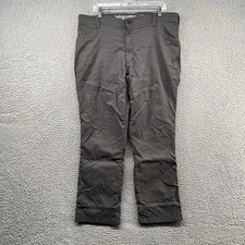 Wrangler ATG Pants Mens 40x30 Grey Fleece Lined Cargo Hiking All Terrain Gear