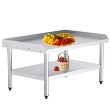 30"D x 48"W x 26"H Stainless Steel Equipment Stand Grill Work Table w/Undershelf