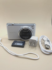 Samsung WB350F 16.3MP WiFi NFC Blue Point  Shoot Camera - White EXCELLENT COND
