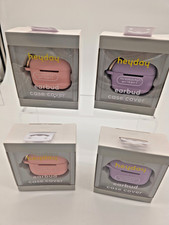 Lot of 4 heyday AirPods Pro Case Covers Gen 1  2 Silicone Pink  Purple NEW