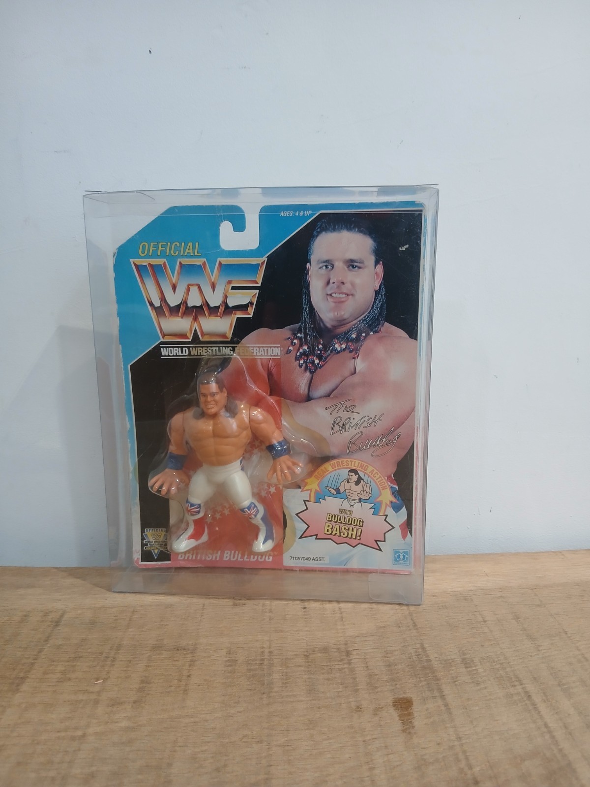 WWF Hasbro British Bulldog Series 4 Wrestling Figure Boxed Sealed Vintage