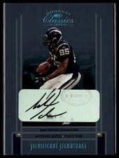 2005 Donruss Classics #78 Antonio Gates Significant Signatures Platinum #/25