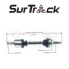 SurTrack VO-8002 CV Axle Shaft for Constant Velocity hg