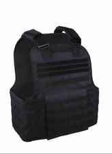 Tactical Scorpion Body Armor Muircat 11x14 Carrier + Level IIIA Plates | Black