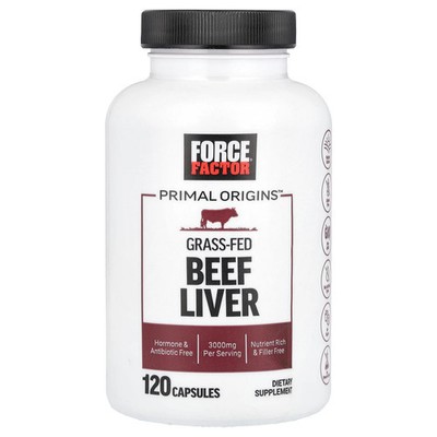 Primal Origins , Grass-Fed Beef Liver, 120 Capsules (750 mg per Capsule)