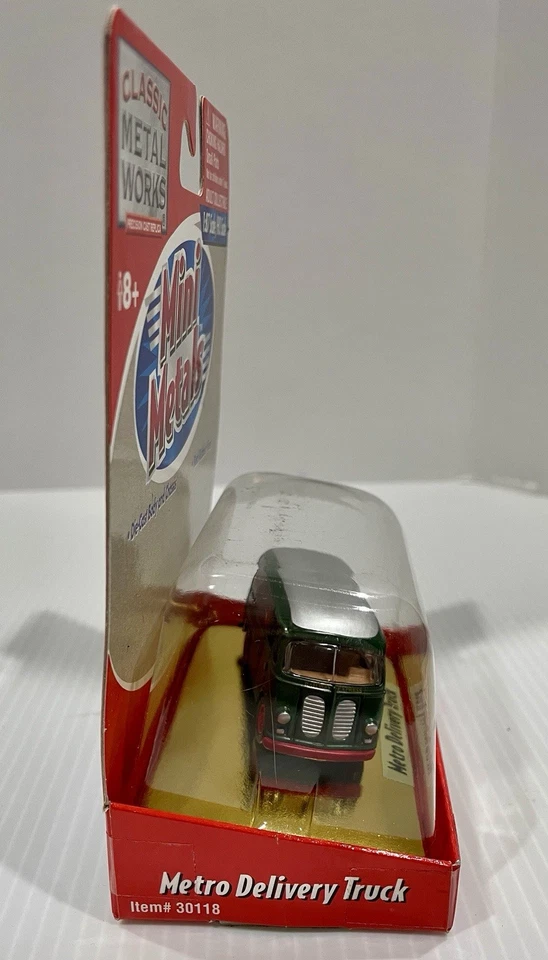 HO 1/87 Scale Classic Metal Works Mini Metals #30118 Metro Delivery Truck NOS - Image 3 of 4