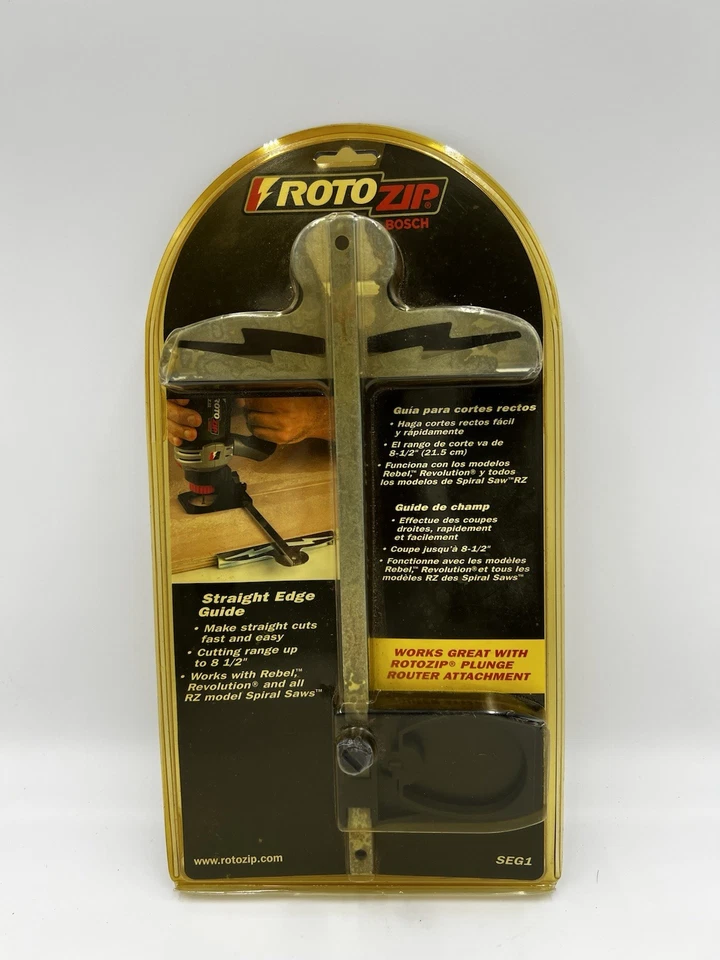 Rotozip Straight Edge Guide Attachment #43209 USA - Image 4 of 4