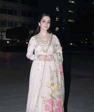 GOWN SALWAR KAMEEZ PAKISTANI INDIAN WEDDING PARTY WEAR DRESS BOLLYWOOD SUIT NEW
