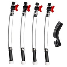 4PCS Racing Fuel Jug Hose with Ball Valve  2 4pcs with Ball valve switch