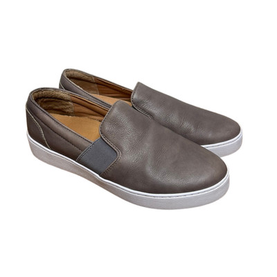 Vionic Demetra Slip-0n Women's 9 / EU 41 Charcoal Gray Leather Casual Sneaker