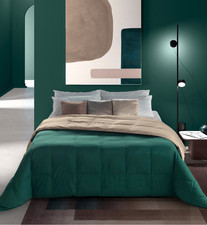 Trapunta matrimoniale 100% Piumino D'Oca Molina art. Classic UNITO double face