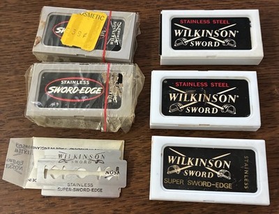 Lot Of Vintage NOS Wilkinson Sword Razor Blades